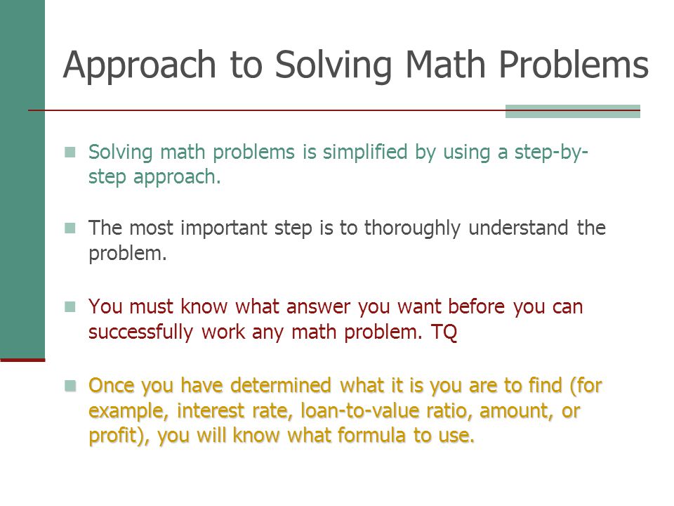 Real Estate Finance Mathematics - Ppt Download