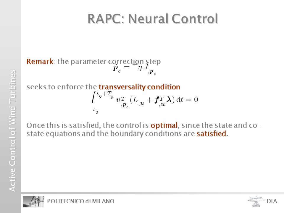 Performance Comparison Of Control Schemes For Variable Speed Wind Turbines C L Bottasso A Croce B Savini Politecnico Di Milano Milano Italy Ppt Download