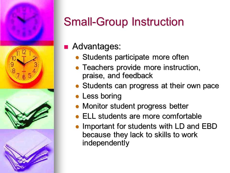 Small-Group Instruction