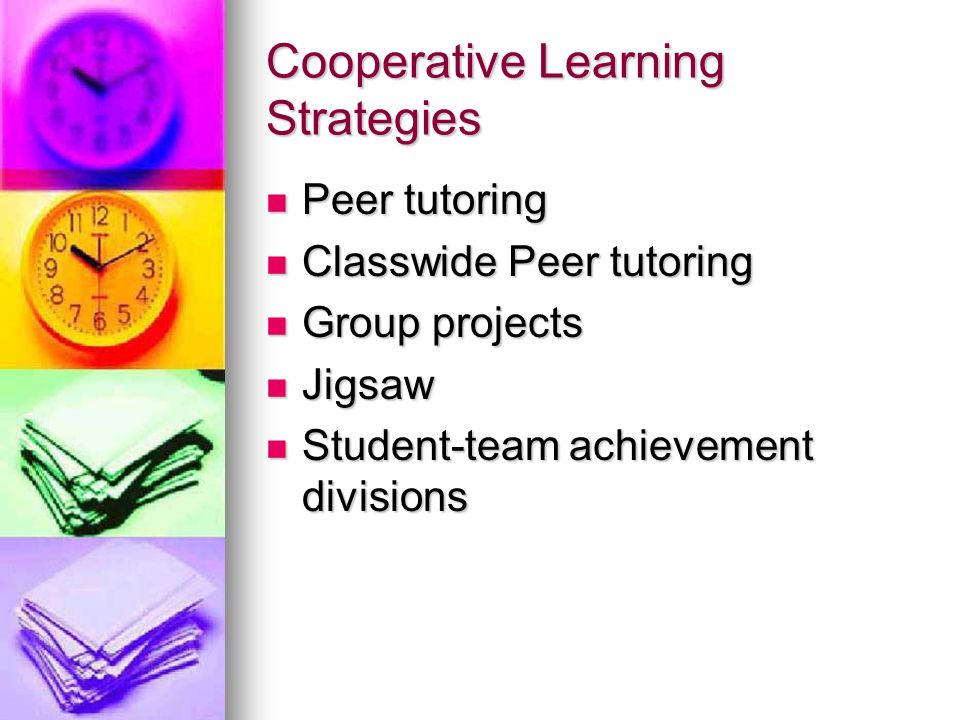 Cooperative Learning Strategies