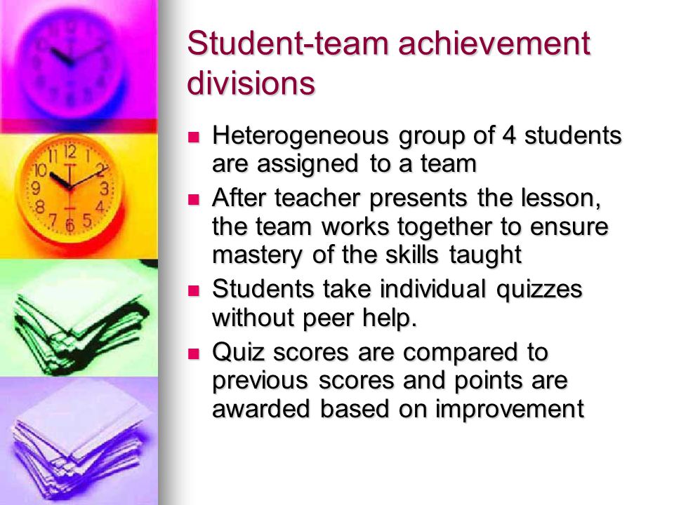 Student-team achievement divisions