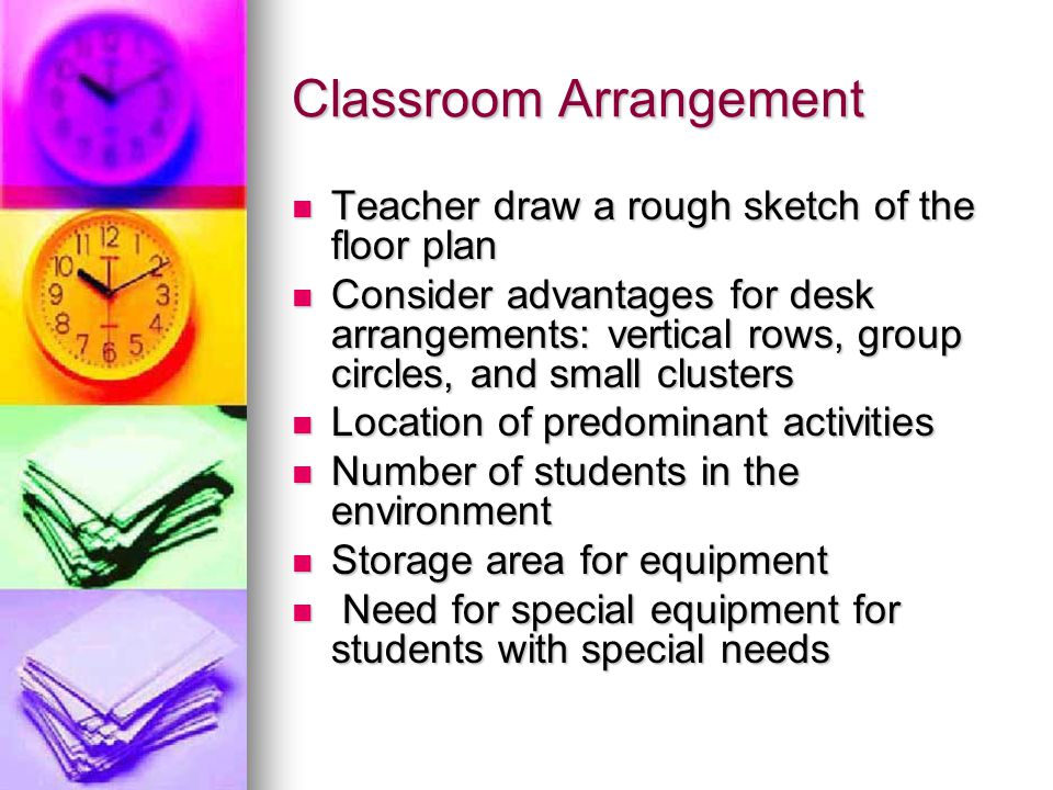 Classroom Arrangement