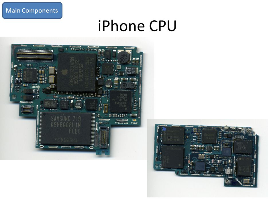 Main Components iPhone CPU
