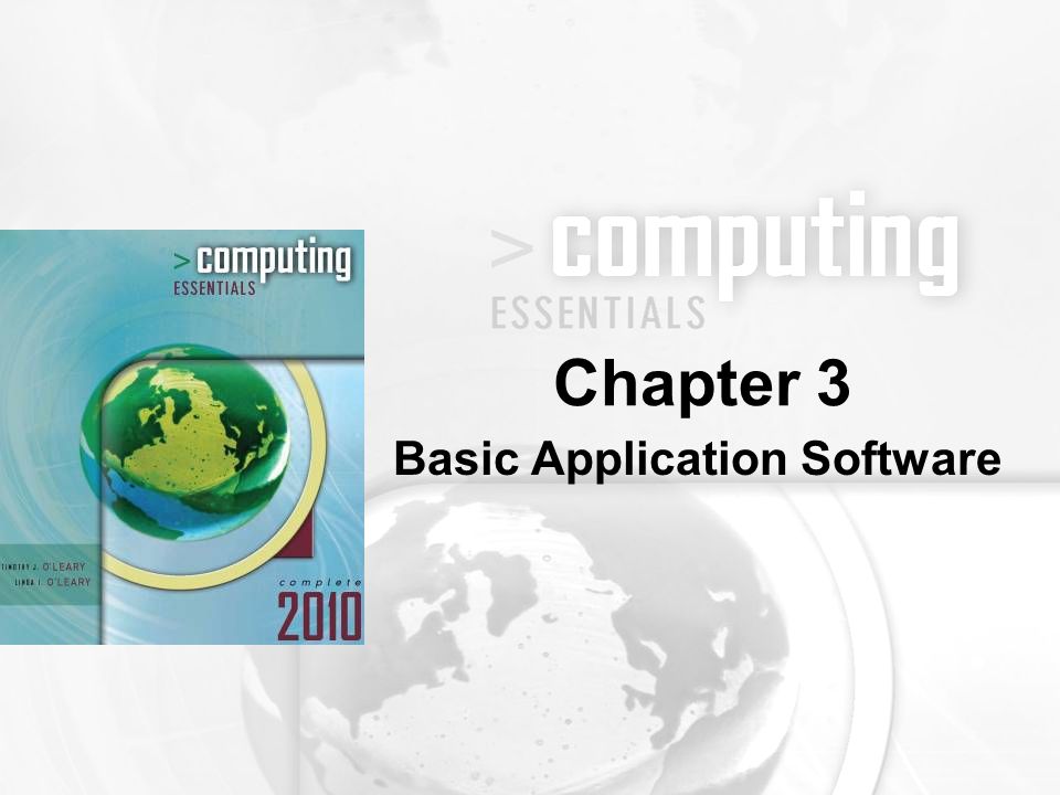 Basic Application Software