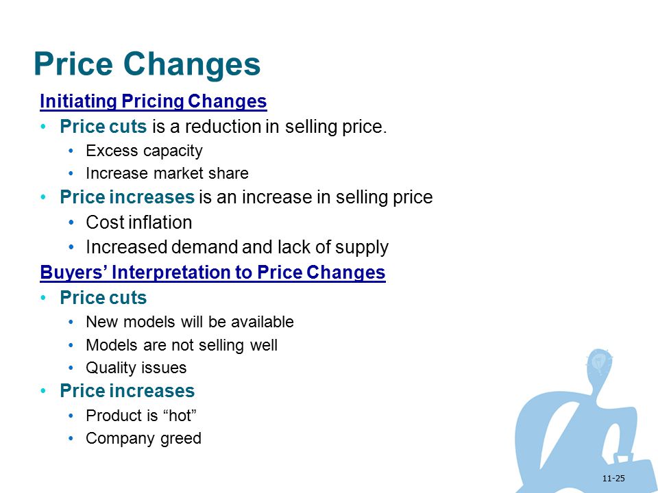 Price Changes Initiating Pricing Changes