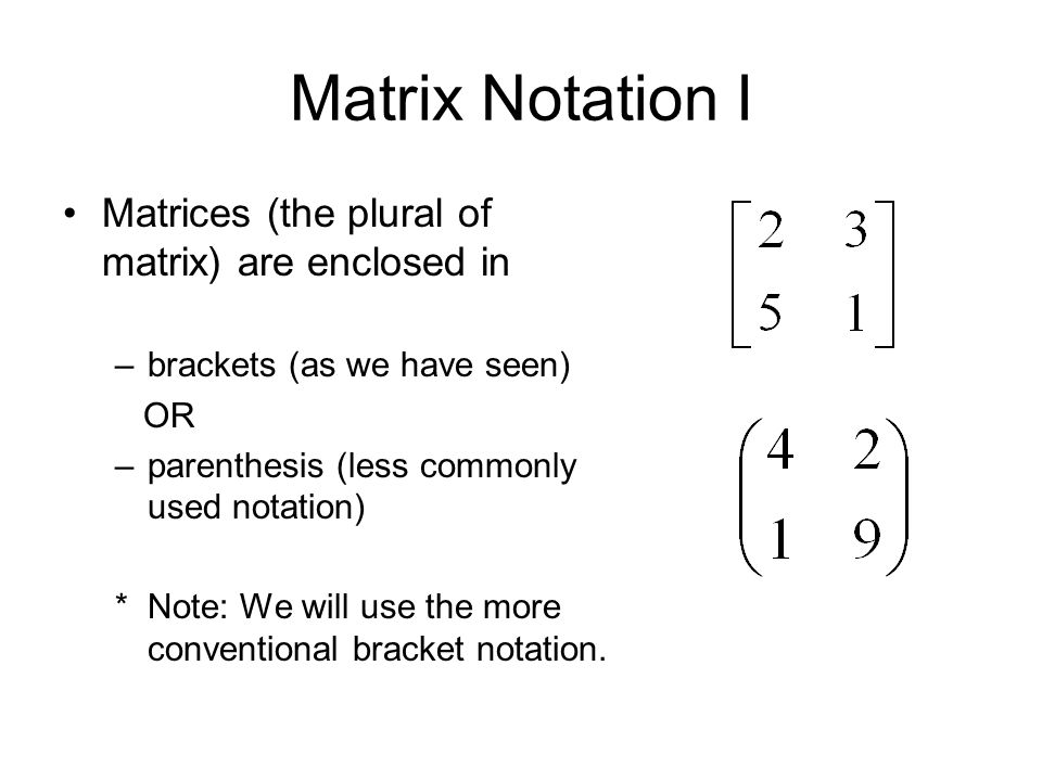 Matrix bracket - lindareality