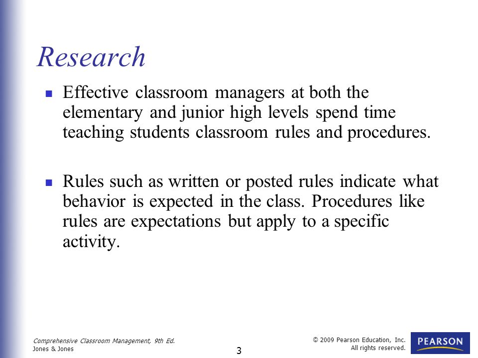 Developing Standards For Classroom Behavior Ppt Video Online