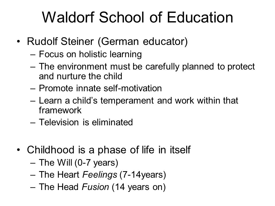 Waldorf School of Education