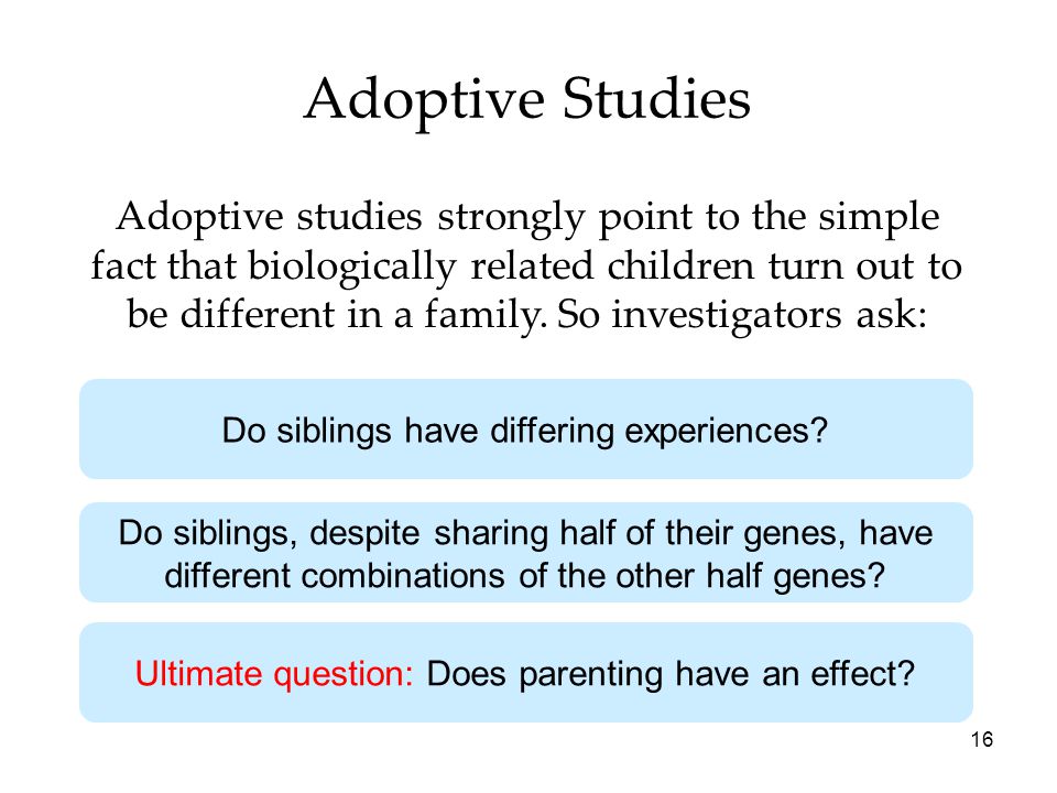 Adoptive Studies