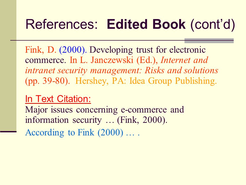 Documentation In Text Citations Parenthetical References