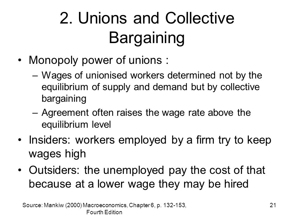 2. Unions and Collective Bargaining