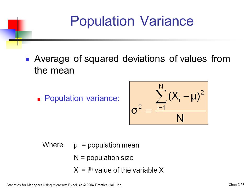 Deviation перевод. Population variance. Population variance Sample variance. Squared deviation. Mean Square deviation.