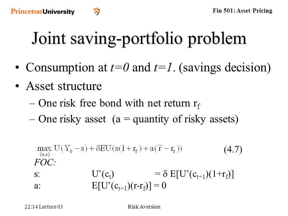 Joint saving-portfolio problem