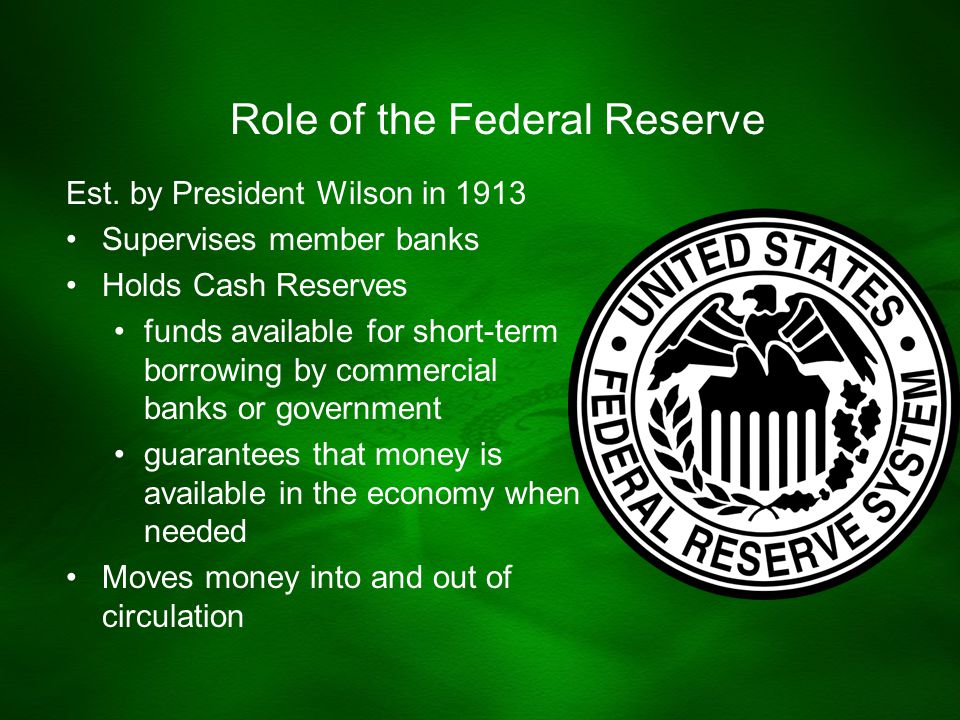 Role of the Federal Reserve