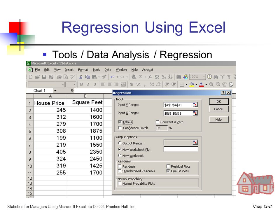 Regression Using Excel