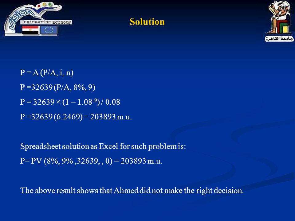 Lecture 5 More Money Time Relationships And Equivalence Ppt Video Online Download