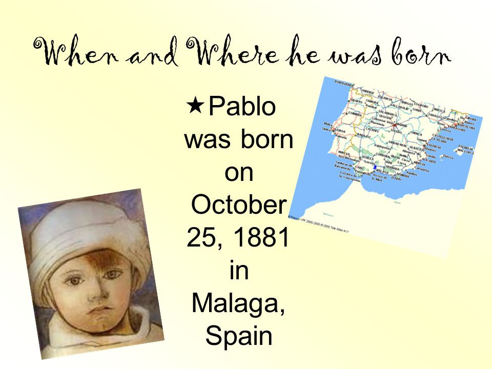 When and Where he was born