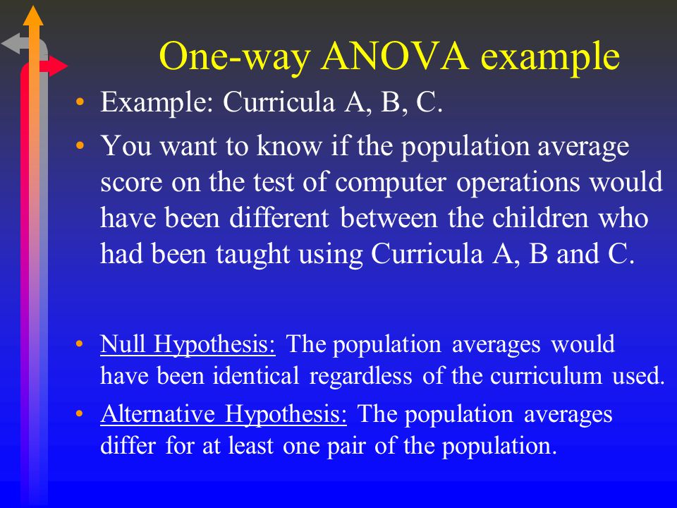 one way anova examples in real life one way anova examples in real life