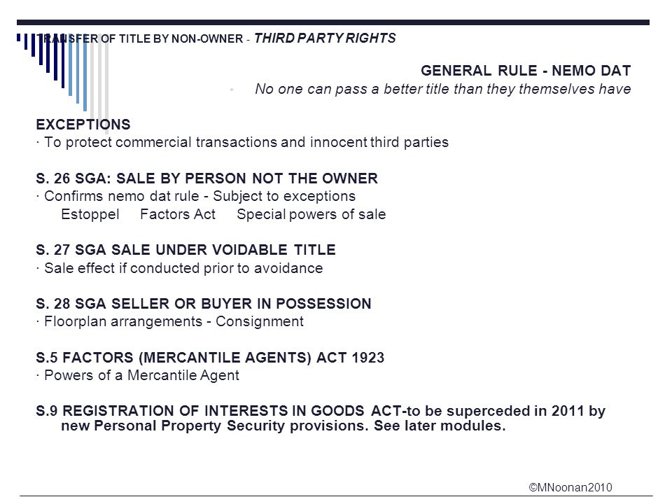 mercantile agent sale of goods act