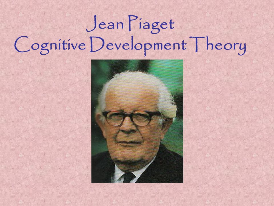 Jean Piaget Cognitive Development Theory
