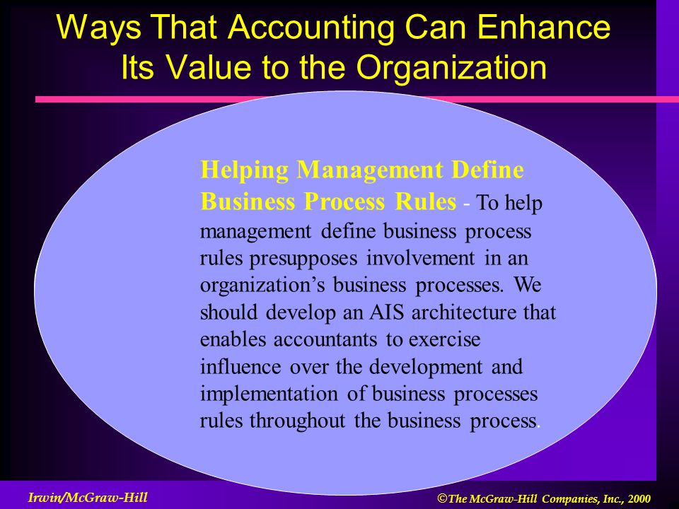 Ways That Accounting Can Enhance Its Value to the Organization