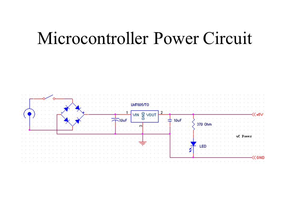 Microcontroller Power Circuit