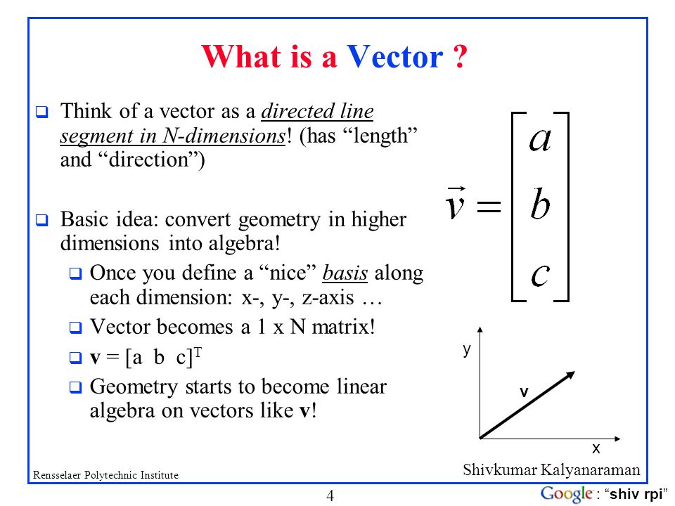 Linear Algebra For Communications A Gentle Introduction Ppt Download