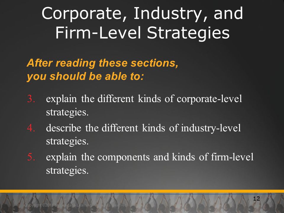 Corporate, Industry, and Firm-Level Strategies