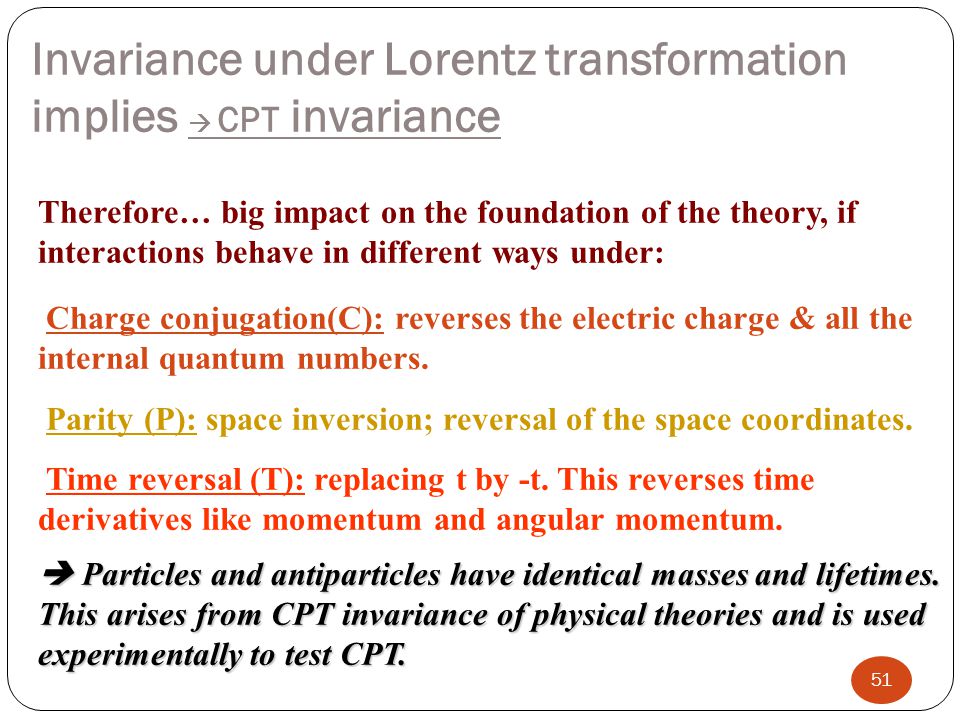 Invariance under Lorentz transformation implies  CPT invariance