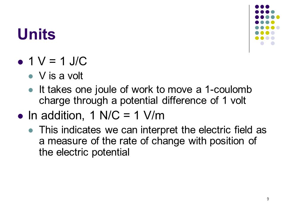 Chapter 25 Electric Potential Ppt Video Online Download