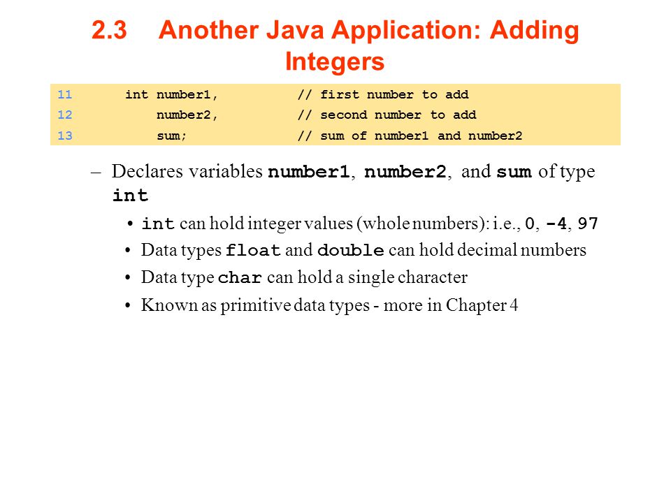 Chapter 2 - Introduction to Java Applications - ppt download