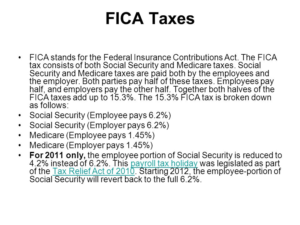 FICA Taxes