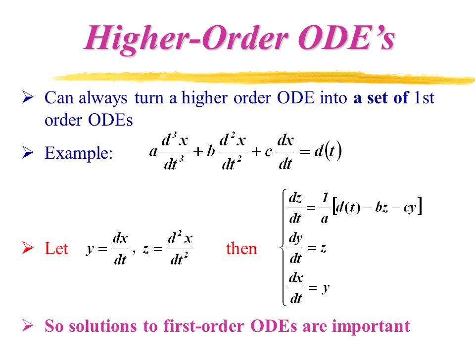 Odes Initial Value Problems Ppt Video Online Download