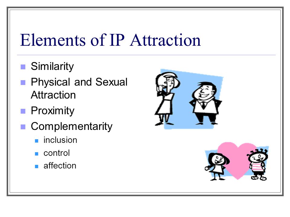 Elements of IP Attraction