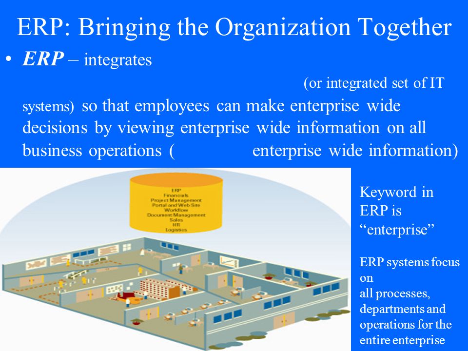 ERP: Bringing the Organization Together