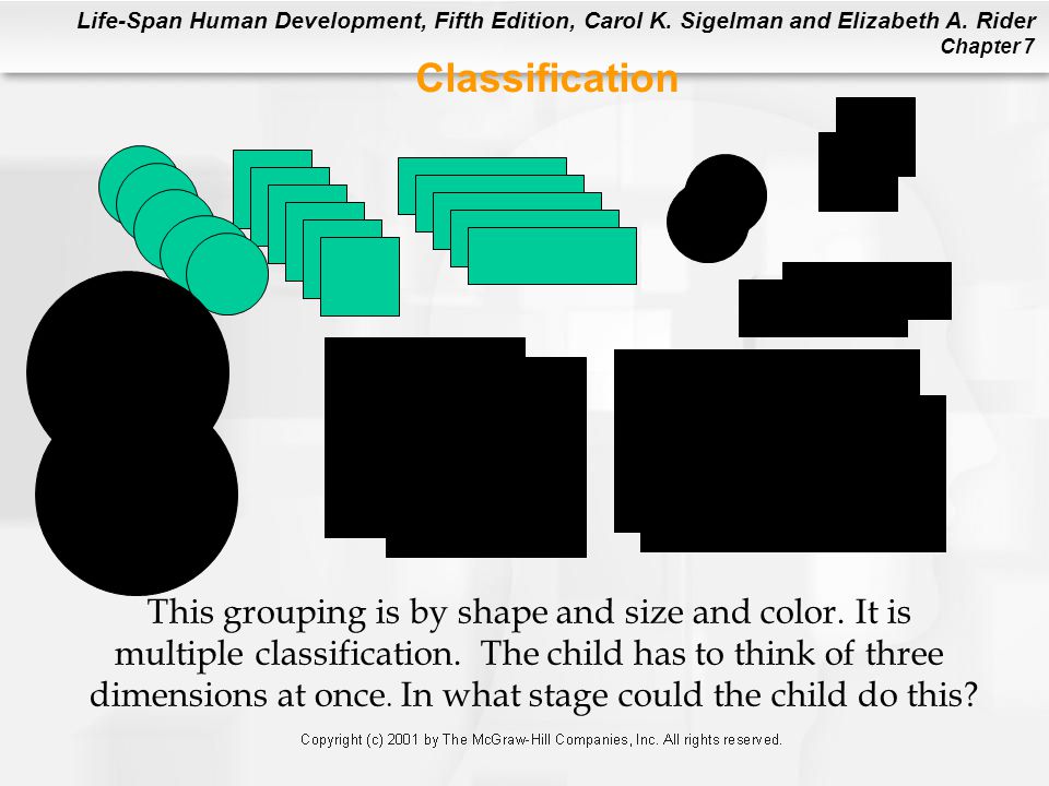 Classification v v This grouping is by shape and size and color. It is