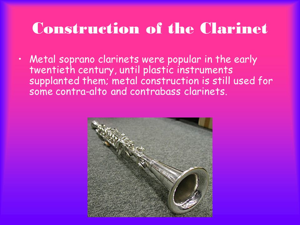 The History of the Clarinet - ppt video online download