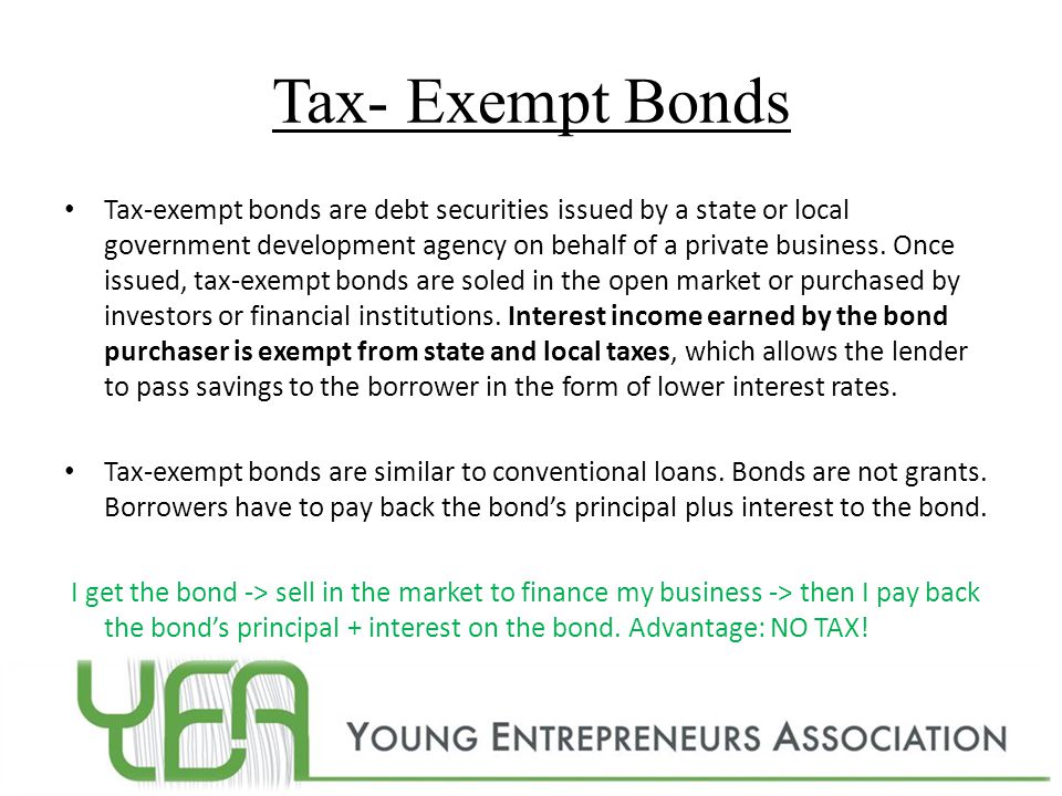 Tax- Exempt Bonds