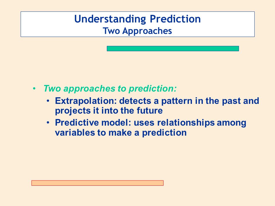 Understanding Prediction