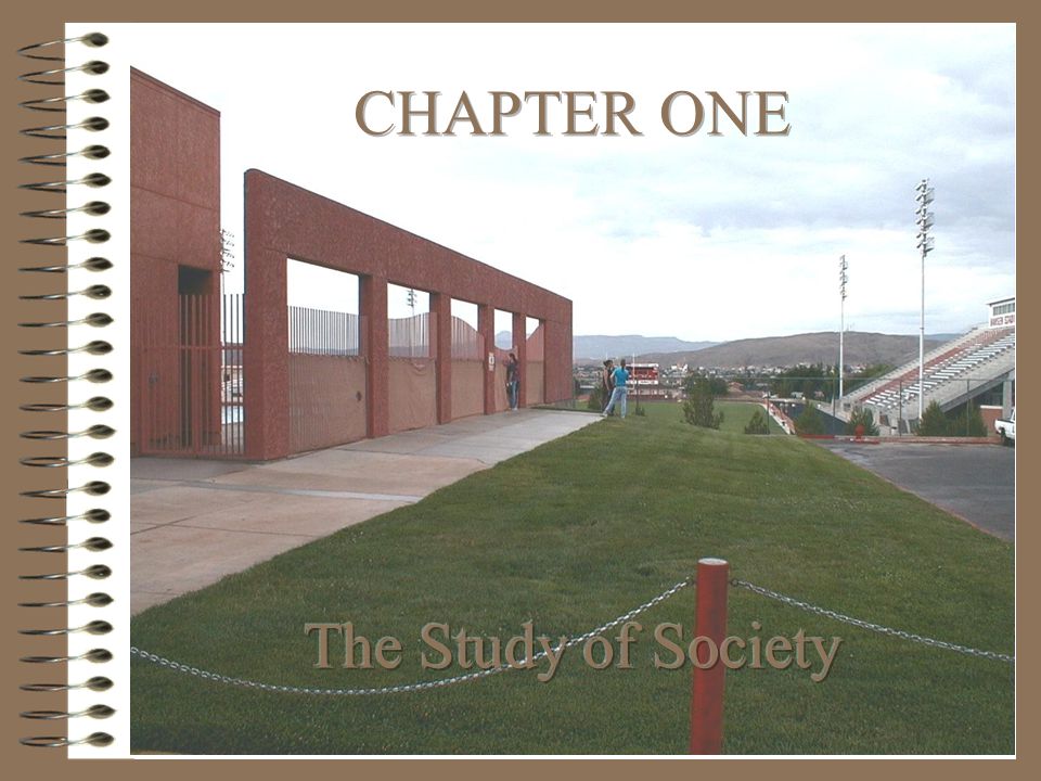 CHAPTER ONE The Study of Society