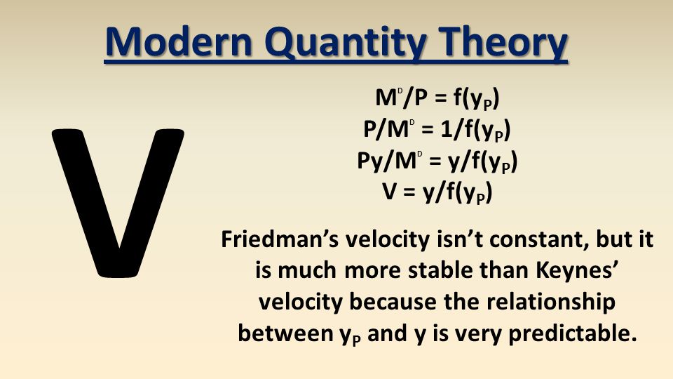 Quantity Theory Of Money Ppt Video Online Download