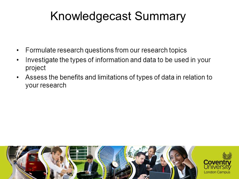 Knowledgecast Summary