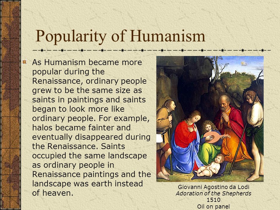 Popularity of Humanism
