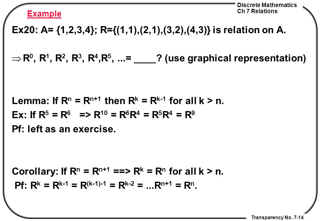 Chapter 7 Relations Ppt Download