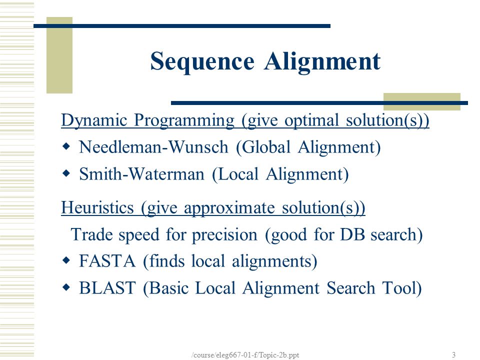 Alignment Heuristic