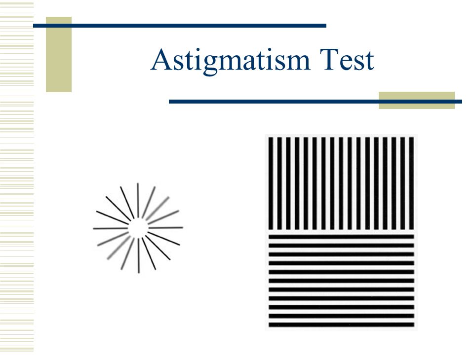 Astigmatism Test