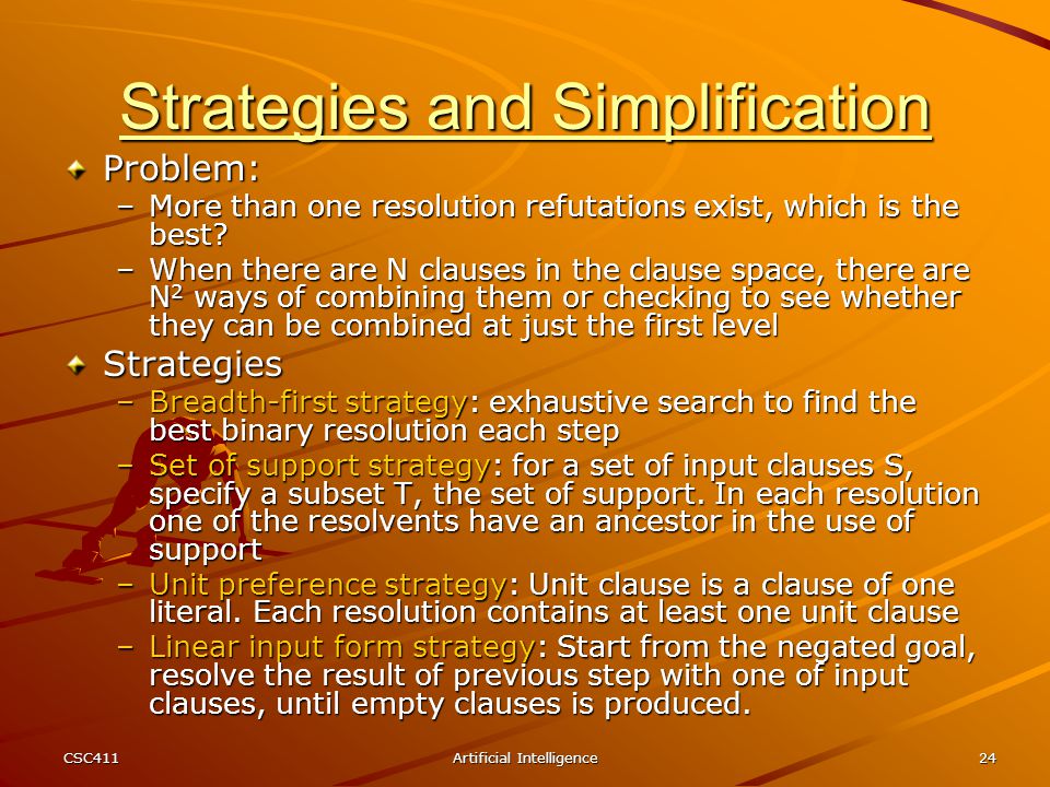 Strategies and Simplification