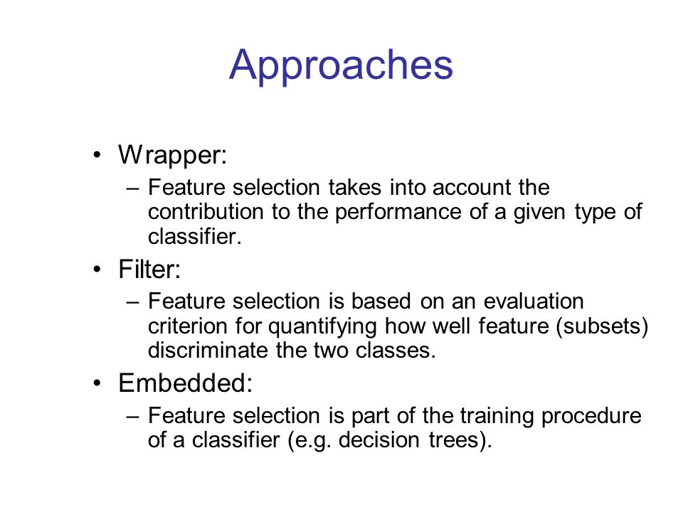 Feature Selection Lecture 5 - ppt video online download