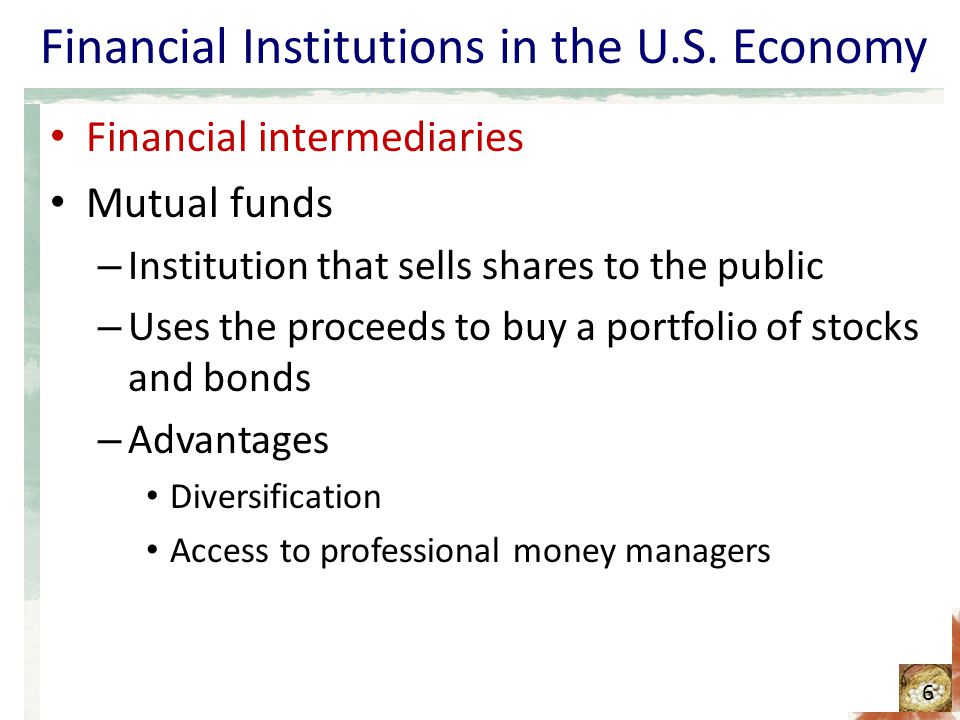 Financial Institutions in the U.S. Economy