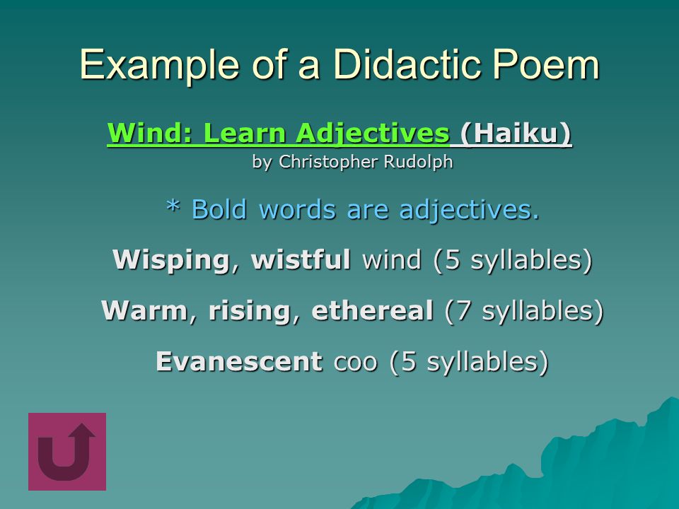 Didactic Example